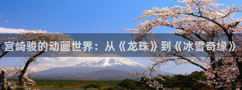 贝勒漫画网：宫崎骏的动画世界：从《龙珠》到《冰雪奇缘》